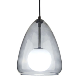 Φωτιστικό Οροφής DD-GL-0613GREY 1xG9 Φ22,5cm 140cm Grey Aidonitsa