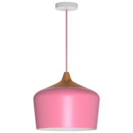 Φωτιστικό Οροφής DD-MA-0277 1xΕ27 Φ30cm 150cm Pink Aidonitsa