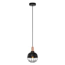 Φωτιστικό Οροφής DD-MA-0302 1xΕ27 40W Φ15cm 150cm Black Aidonitsa