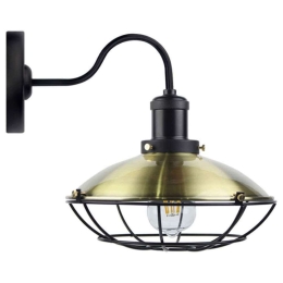 Φωτιστικό Τοίχου - Απλίκα DD-MA-0306 Φ25cm 30cm 1xΕ27 40W Bronze Aidonitsa