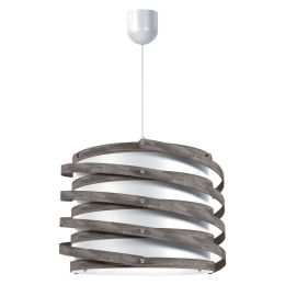 Φωτιστικό Οροφής Rome MED-10391 1xΕ27 Led 37x37x80cm Grey Aidonitsa
