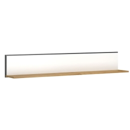 Ράφι Επιτοίχιο Palmor TO-PALMOR150 150x23.5x24.5cm Gold Oak-White