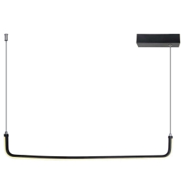Φωτιστικό Οροφής - Ράγα DL-CY-0138-1NEW 90x11,5x150cm Led 1320lm 12W 3000Κ Black Aidonitsa