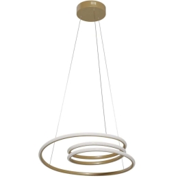 Φωτιστικό Οροφής MEC-6018F1BRONZE Φ50x100cm Led 3500lm 70W 4000Κ Bronze Aidonitsa