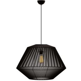Φωτιστικό Οροφής MEC-80460BLACK Φ60x120cm 1xΕ27 40W Black Aidonitsa