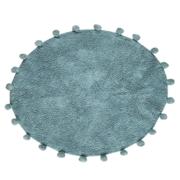 Πατάκι Μπάνιου Fontana 07 Petrol Kentia 60X60 60x60cm 100% Βαμβάκι