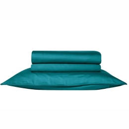 Σεντόνι Opulence 07 Με Λάστιχο Turgoise Kentia Υπέρδιπλo 160x235cm 100% Βαμβακοσατέν