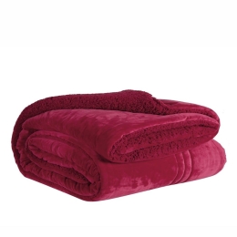 Κουβερτοπάπλωμα Notturno 1840 Bordeaux Kentia King Size 260x240cm Silicon Fiber