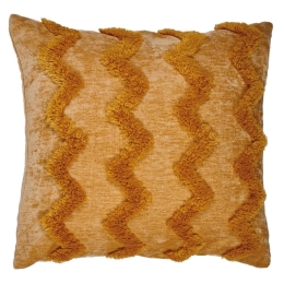 Μαξιλαροθήκη Διακοσμητική Decore 211 Mustard Kentia 45X45 Πολυέστερ