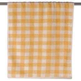 Πετσέτα Noemi 03 Mustard Kentia Σώματος 80x150cm 100% Βαμβάκι