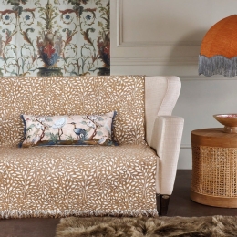 Ριχτάρι Daniella 25 Golden Beige Kentia Τετραθέσιο 180x340cm Βαμβάκι-Ακρυλικό