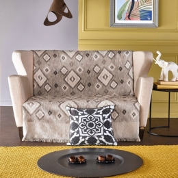 Ριχτάρι Maori 04 Beige-Brown Kentia Διθέσιο 180x250cm Βαμβάκι-Ακρυλικό