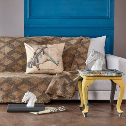 Ριχτάρι Walter 04 Beige-Brown Kentia Διθέσιο 180x250cm Βαμβάκι-Ακρυλικό