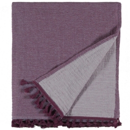 Κουβέρτα Greta 42 Purple Kentia Υπέρδιπλo 220x240cm 100% Βαμβάκι