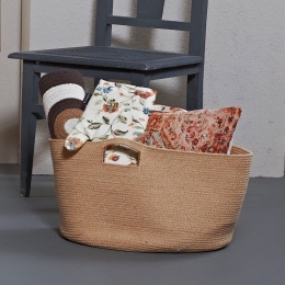 Καλάθι Cestino 227 (40X40X30) Beige Kentia 100% Βαμβάκι
