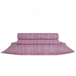 Σεντόνι Colton 20 Με Λάστιχο Bordeaux Kentia Ημίδιπλο 120x200cm 100% Βαμβάκι
