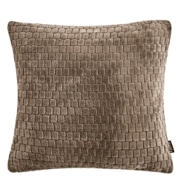 Μαξιλάρι Διακοσμητικό (Με Γέμισμα) Harlow 04 Brown Kentia 45X45 45x45cm Πολυέστερ