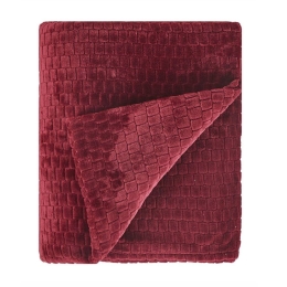 Ριχτάρι Harlow 42 Bordo Kentia Διθέσιο 180x250cm Πολυέστερ