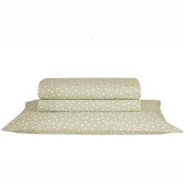 Σεντόνι Leyla 21 Light Green Kentia King Size 260x270cm 100% Βαμβάκι