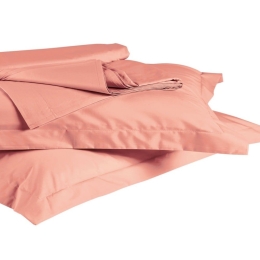 Σεντόνι True Col 1613 Peach Kentia Μονό 170x270cm 100% Πενιέ Βαμβάκι
