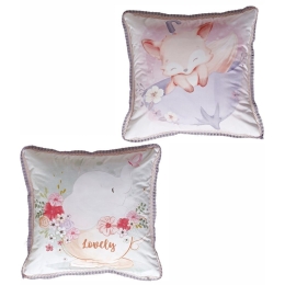 Μαξιλαροθήκη Διακοσμητική Παιδική Fanty Double Face Multi Kentia 45X45 Βαμβάκι-Πολυέστερ