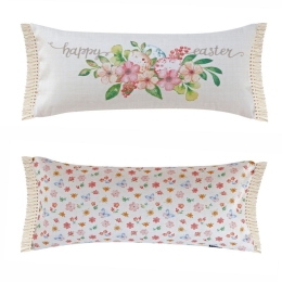 Μαξιλάρι Διακοσμητικό (Με Γέμιση) Easter 23-02 Multi Kentia 30X60 Βαμβάκι-Πολυέστερ