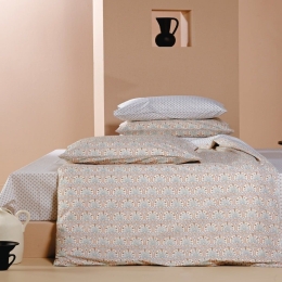 Κουβερλί Aurelia 18 Salmon-Beige Kentia Υπέρδιπλο 220x240cm 100% Βαμβάκι