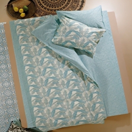 Κουβερλί Badida 10 Veraman-Ecru Kentia Υπέρδιπλο 230x250cm 100% Βαμβακερό Περκάλι