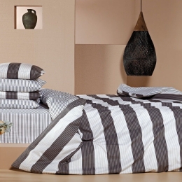 Κουβερλί Maverick 30 Anthracite-Beige Kentia Μονό 160x240cm 100% Βαμβάκι
