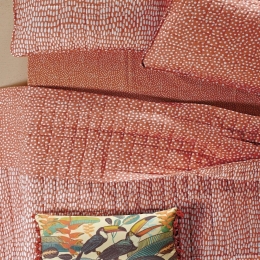 Κουβερλί Nomade 06 Terracotta Kentia Ημίδιπλο 180x240cm Microfiber-Polyester