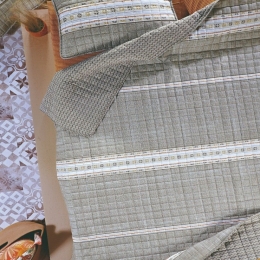 Κουβερλί Smith 26 Beige-Brown-Terracotta Kentia Μονό 160x240cm Microfiber-Polyester