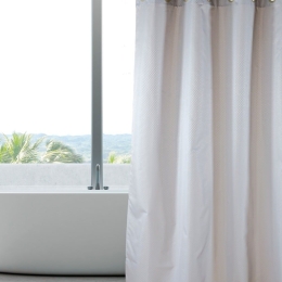 Κουρτίνα Μπάνιου Markus 22 Grey Kentia 180Πx200Υ 180x200cm Πολυέστερ