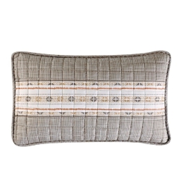 Μαξιλαροθήκες Smith 26 (Σετ 2τμχ) Beige-Brown-Terracotta Kentia 52X72 Microfiber-Polyester