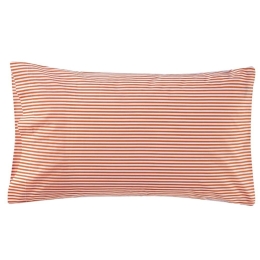 Μαξιλαροθήκες Dixon B 06 (Σετ 2τμχ) Terracotta Kentia 50Χ70 100% Βαμβάκι