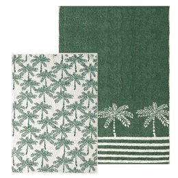 Πετσέτες Florida 02 (Σετ 2τμχ) Green Kentia Σετ Πετσέτες 70x140cm 100% Βαμβάκι