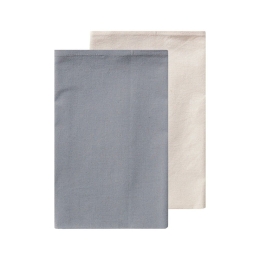 Πετσέτες Κουζίνας Mela 22 (Σετ 2τμχ) Grey-Ecru Kentia 40x60cm 100% Βαμβάκι