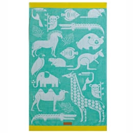 Πετσέτα Θαλάσσης Παιδική Congo Mint Green Kentia Θαλάσσης 70x140cm 100% Βαμβάκι