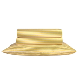 Σεντόνι Dixon B 41 Mustard Kentia Μονό 160x270cm 100% Βαμβάκι