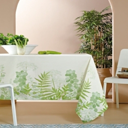 Τραπεζομάντηλο Martina Green Kentia 160X160 Βαμβάκι-Πολυέστερ