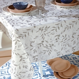 Τραπεζομάντηλο Matias Grey Kentia 160X160 Βαμβάκι-Πολυέστερ