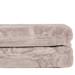 Κουβέρτα Notte 26 Beige Kentia Ημίδιπλο 180x220cm Πολυέστερ