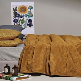 Κουβέρτα Stanley 11 Terra Kentia King Size 260x240cm Πολυέστερ