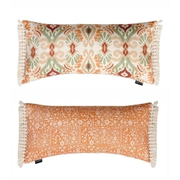 Μαξιλάρι Διακοσμητικό (Με Γέμισμα) Fancy W23 08 Multi Kentia 30X60 30x60cm Βαμβάκι-Πολυέστερ