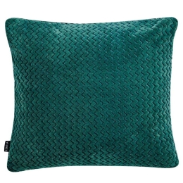 Μαξιλάρι Διακοσμητικό (Με Γέμισμα) Stanley 02 Emerald Kentia 50x50cm Πολυέστερ