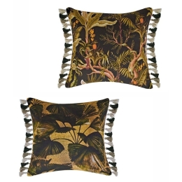Μαξιλαροθήκη Διακοσμητική Fancy W23 03 Multi Kentia 50X50 50x50cm Βαμβάκι-Πολυέστερ