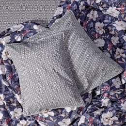 Μαξιλαροθήκες Marilou 39A (Σετ 2τμχ) Lavender Blue-Ecru Kentia 50Χ70 50x70cm 100% Βαμβακοσατέν