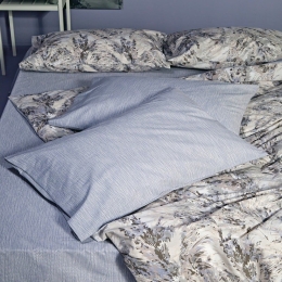 Μαξιλαροθήκες Pampas 23A (Σετ 2τμχ) ( Grey-Ecru Kentia 50Χ70 50x70cm 100% Βαμβάκι