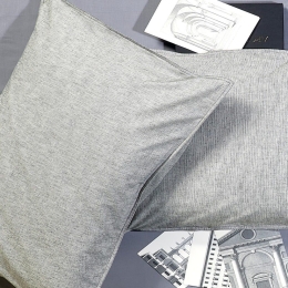Μαξιλαροθήκες Peach 22 (Σετ 2τμχ) Grey Kentia 50Χ70 50x70cm 100% Βαμβάκι