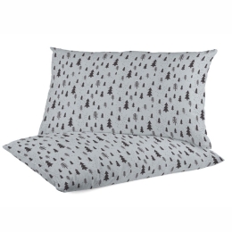 Μαξιλαροθήκες Παιδικές Masha A (Σετ 2τμχ) Grey Kentia 50Χ70 50x70cm 100% Βαμβάκι