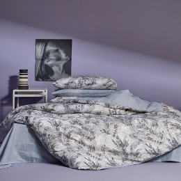 Πάπλωμα Pampas 23 Blue Grey-Ecru Kentia Υπέρδιπλο 220x240cm 100% Βαμβάκι
